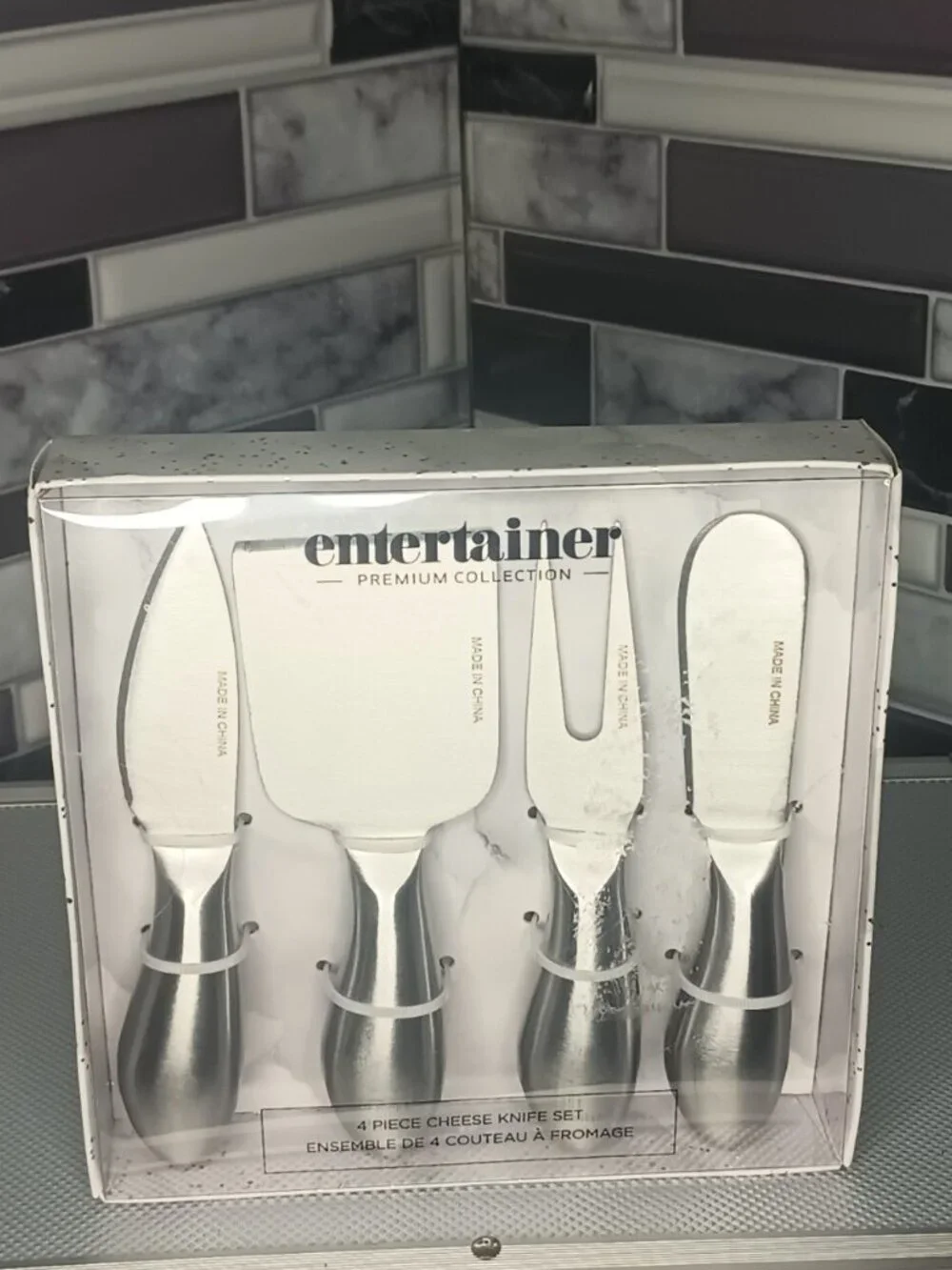 Prestige 4 Piece Cheese Knife Set Premium Collection Entertainer New in Box